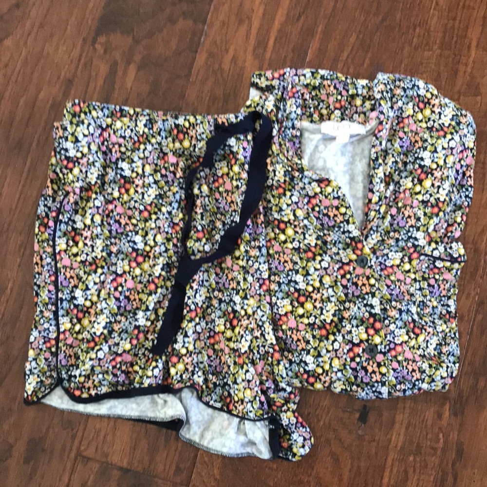 loft floral pajama set